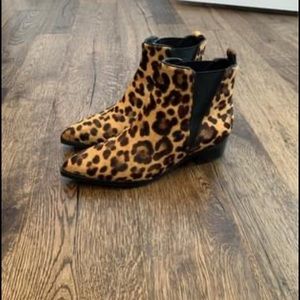 Marc Fisher calf hair ankle booties - Sz 7.5